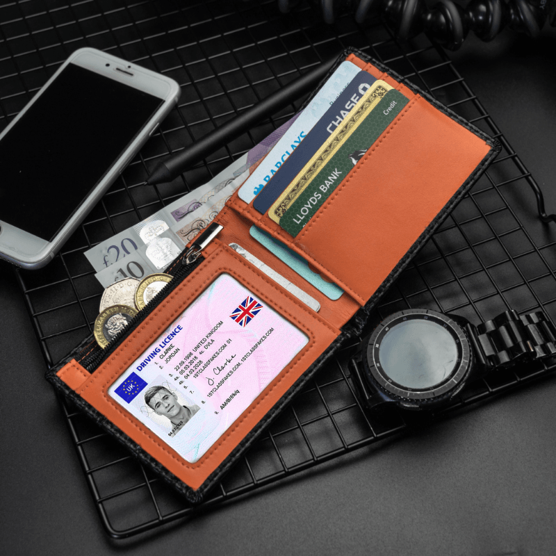 Bifold RFID Card Wallet Carbon Fibre - ScentiMelti Home Fragrance, Beauty & Gifts UK