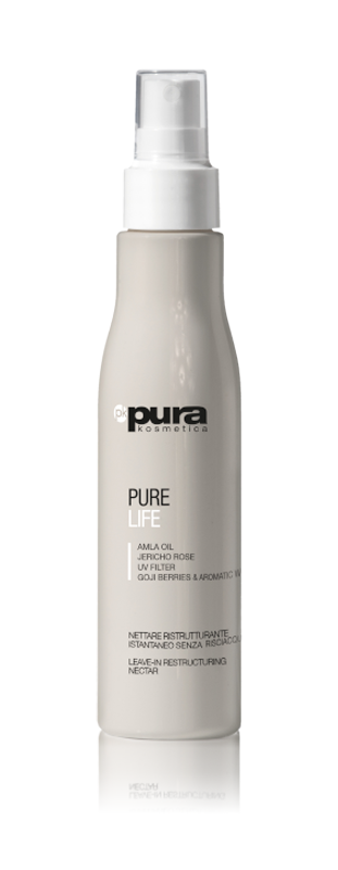 Pura Kosmetica Pure Life Leave-In Restructuring Nectar for All Hair Types, 150ml - ScentiMelti Home Fragrance, Beauty & Gifts UK