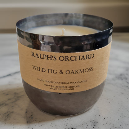 Wild Fig & Oakmoss Scented Candle - ScentiMelti Home Fragrance, Beauty & Gifts UK