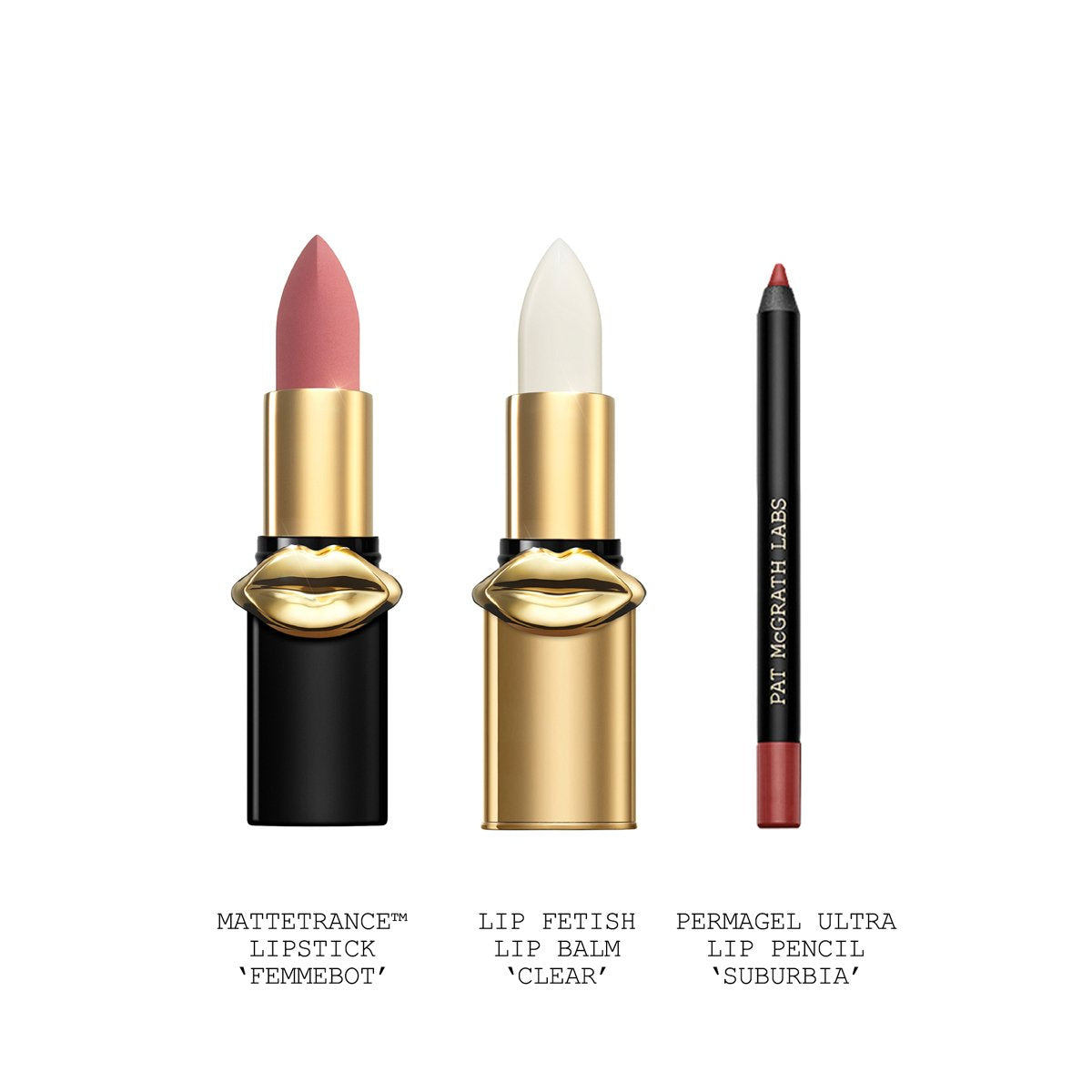 Pat McGrath Labs Femmebot Fetish Lip Trio - ScentiMelti Home Fragrance, Beauty & Gifts UK