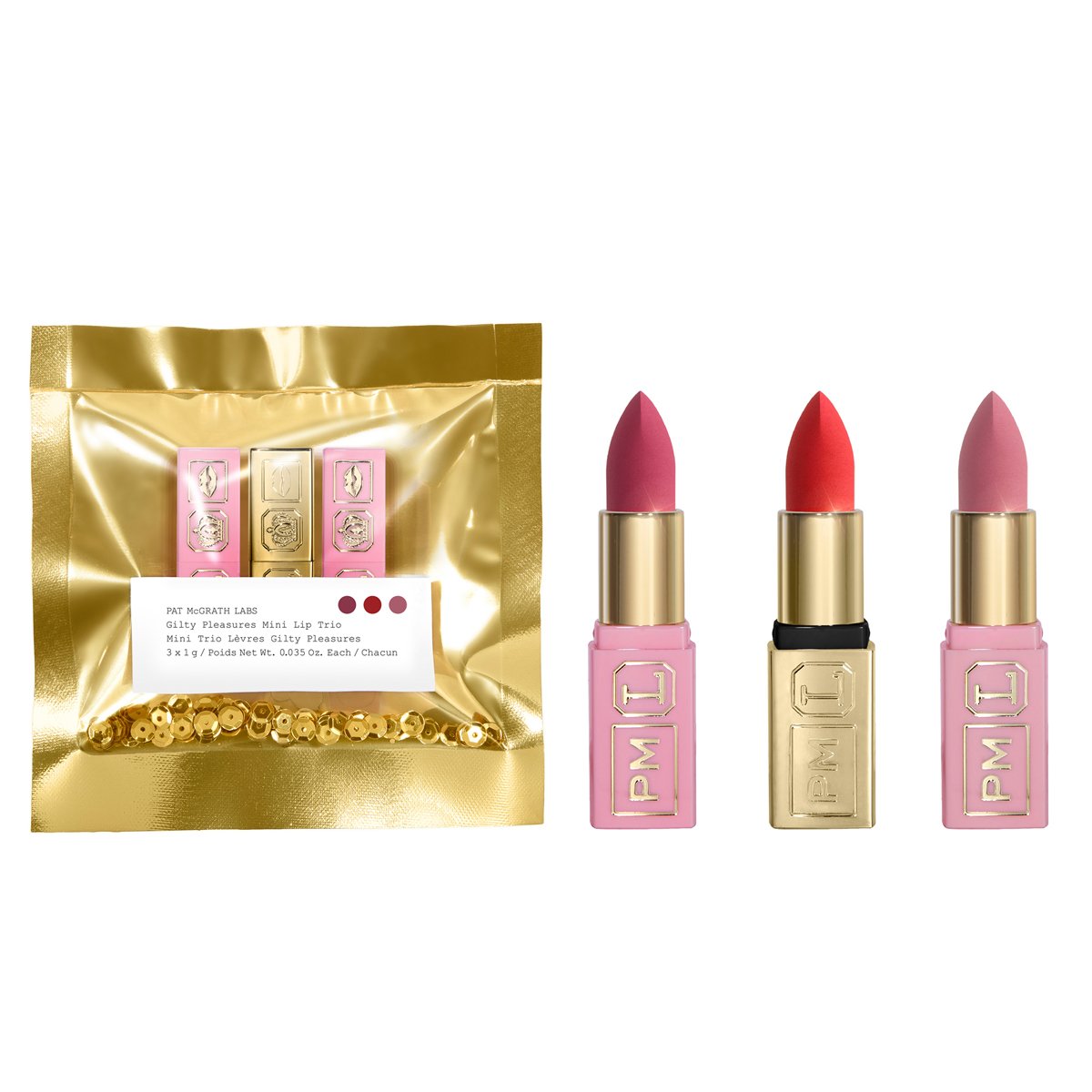 Pat McGrath Gilty Pleasures Mini Trio - ScentiMelti Home Fragrance, Beauty & Gifts UK