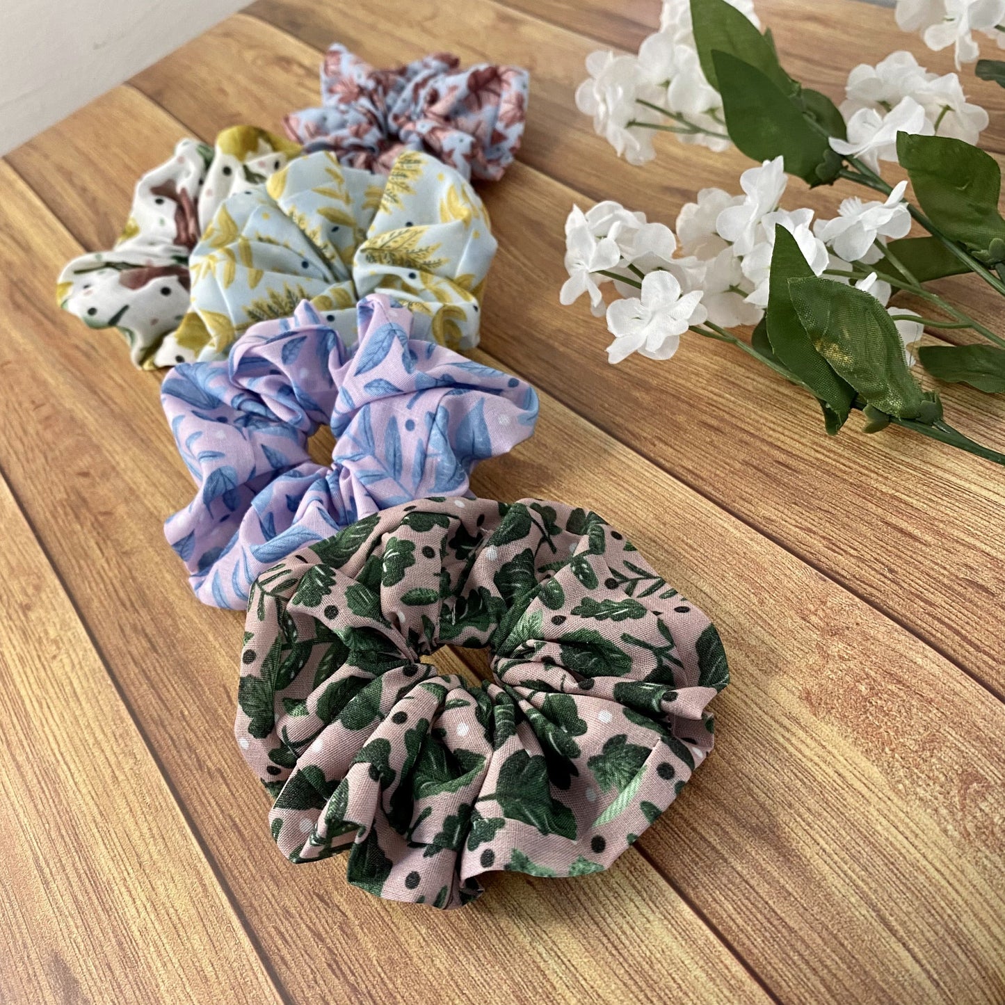 Set of 5 Scrunchies - ScentiMelti Home Fragrance, Beauty & Gifts UK