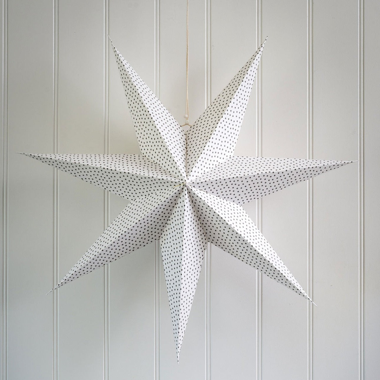 Set of Three Of Monochrome Paper Stars