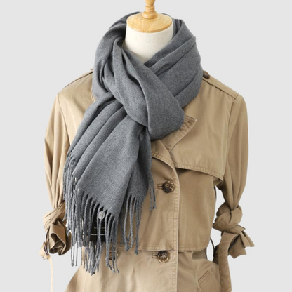 Grey Pashmina Shawl Wrap - ScentiMelti Home Fragrance, Beauty & Gifts UK