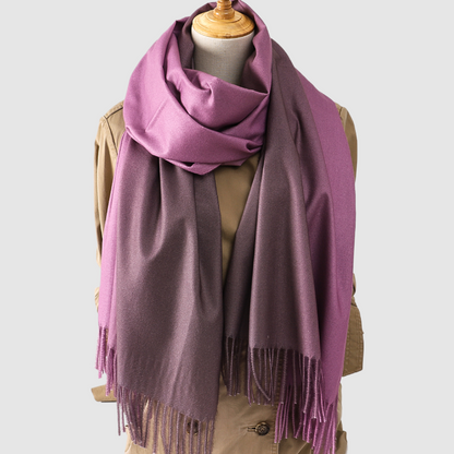 Pink and Brown Pashmina Shawl - ScentiMelti Home Fragrance, Beauty & Gifts UK