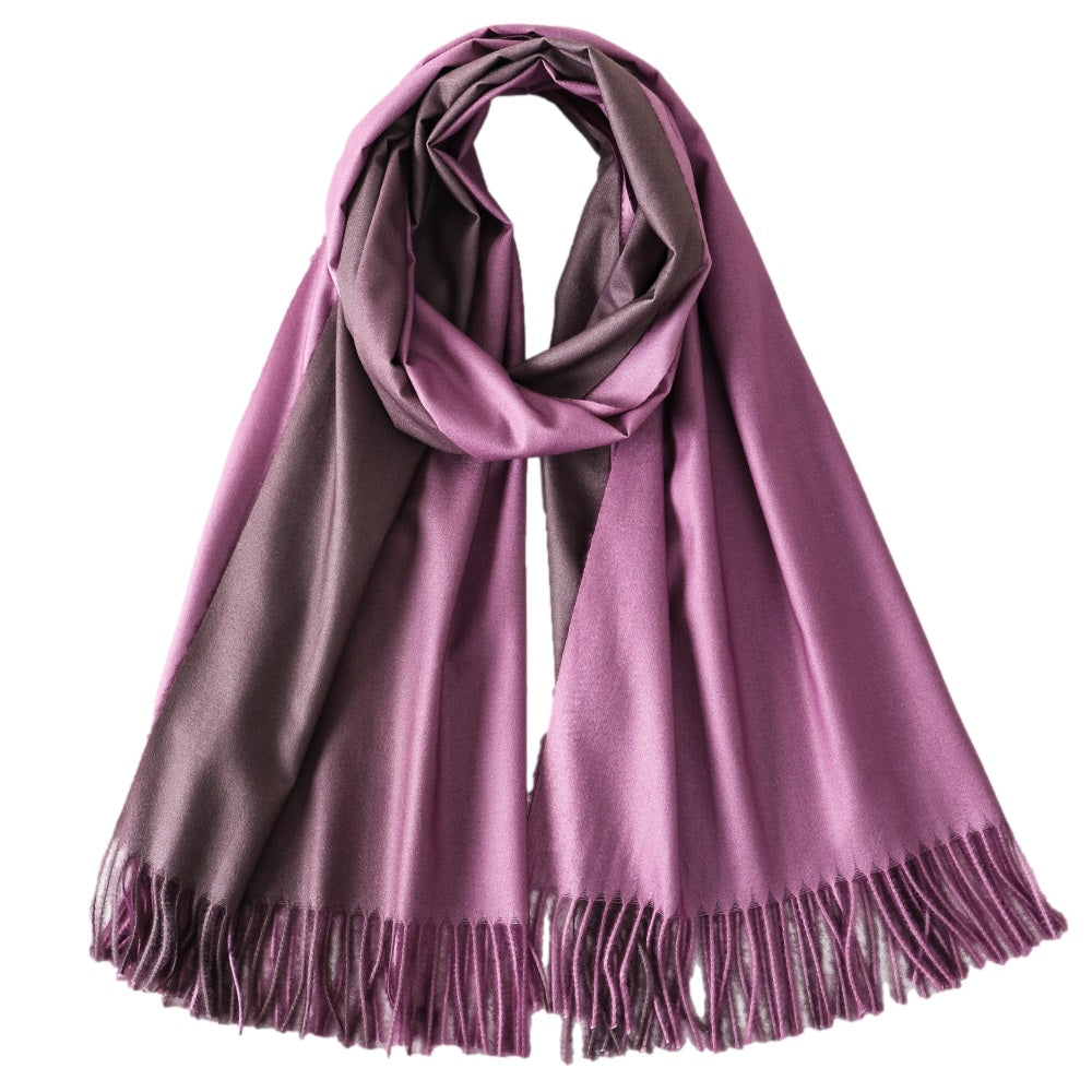 Pink and Brown Pashmina Shawl - ScentiMelti Home Fragrance, Beauty & Gifts UK