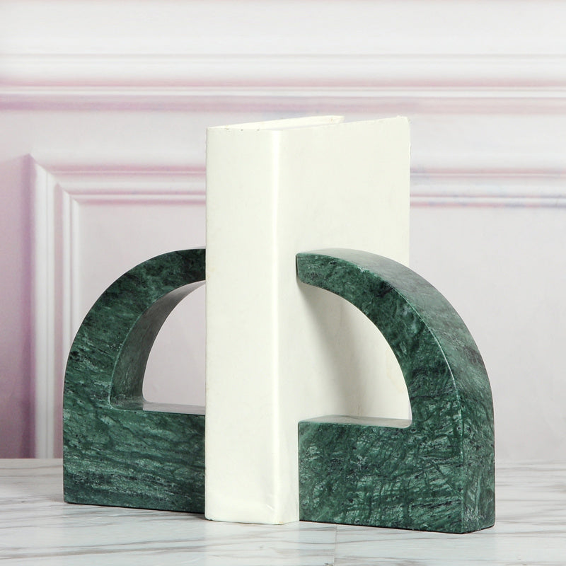 Modern Minimalist Marble Bookend Decoration - ScentiMelti Home Fragrance, Beauty & Gifts UK