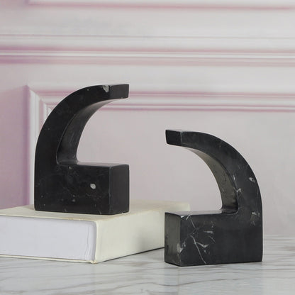 Modern Minimalist Marble Bookend Decoration - ScentiMelti Home Fragrance, Beauty & Gifts UK