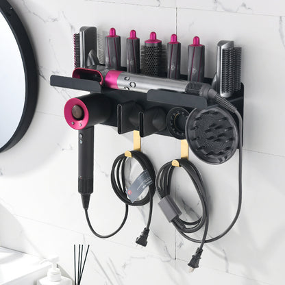 Curling Rod Dyson Wall Storage Rack | Hair Dryer Holder