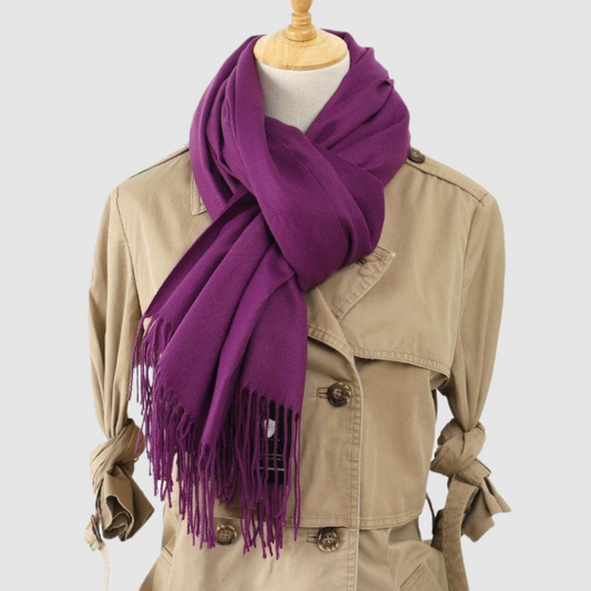 Regal Plum Pashmina Scarf - ScentiMelti Home Fragrance, Beauty & Gifts UK