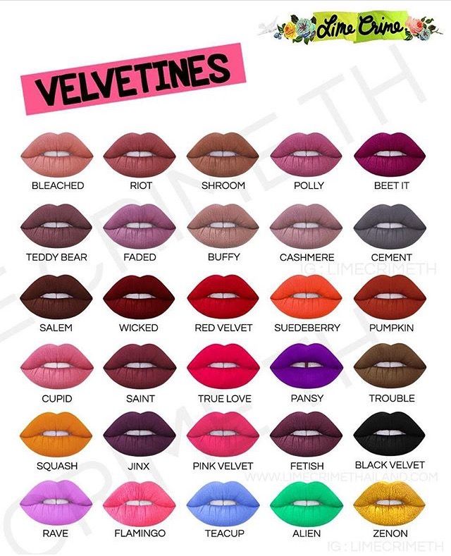 LimeCrime - Velvetines - ScentiMelti Home Fragrance, Beauty & Gifts UK