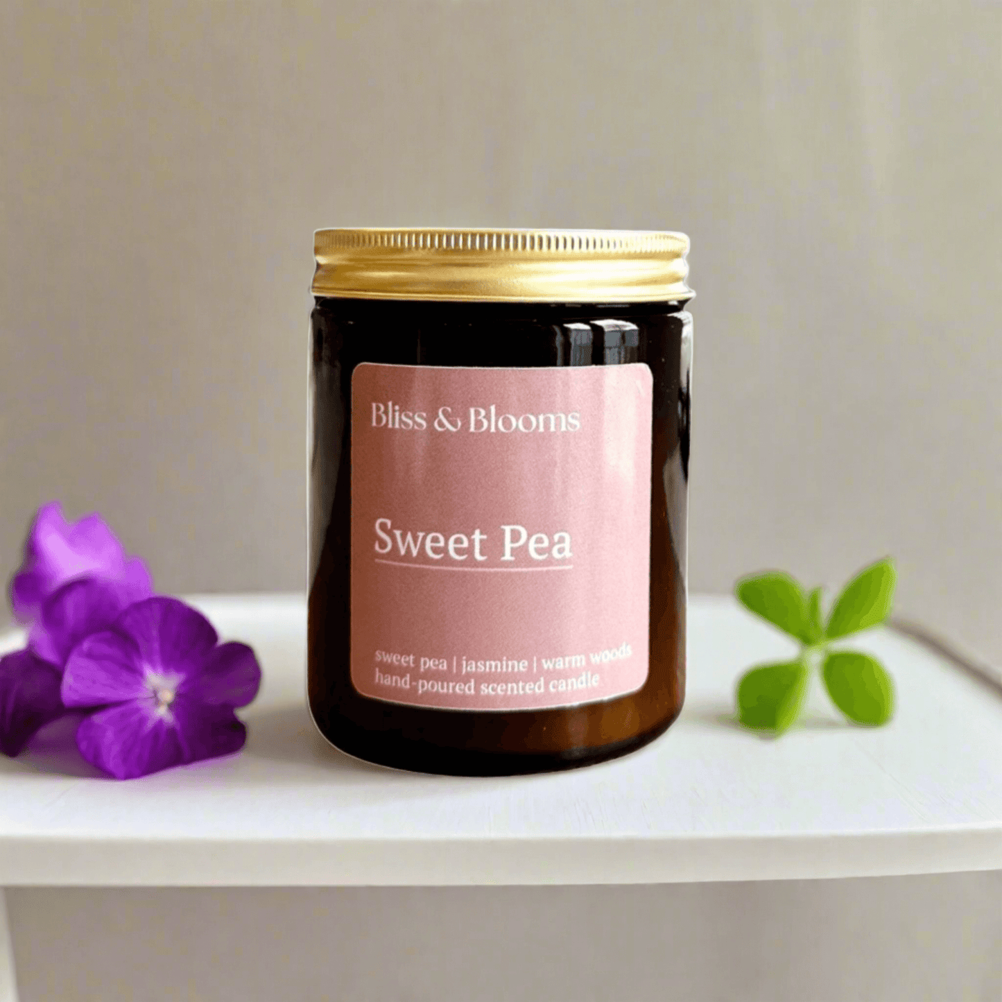 Sweet Pea Scented Candle - ScentiMelti Home Fragrance, Beauty & Gifts UK