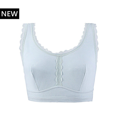 Georgia - Silk Back Support Full Coverage Wireless Organic Cotton Bra