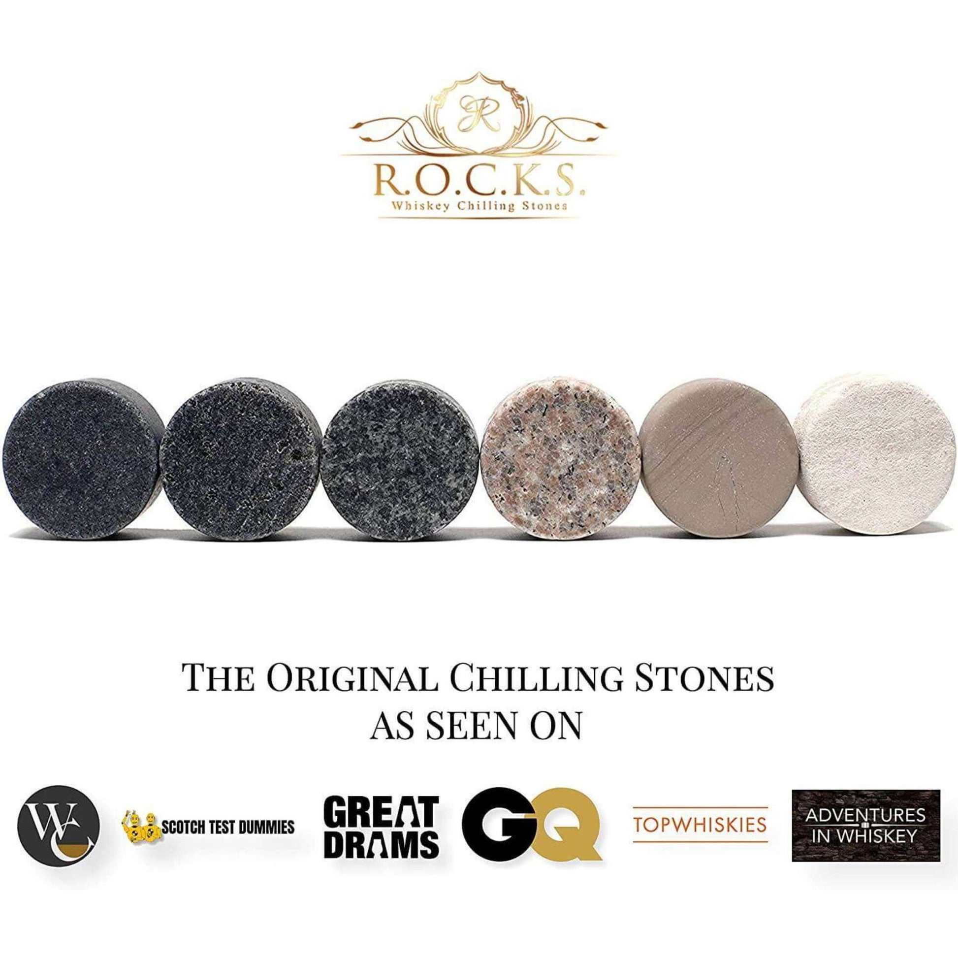 The Original Rocks R.O.C.K.S. Whiskey Chilling Stones ScentiMelti Wax Melts