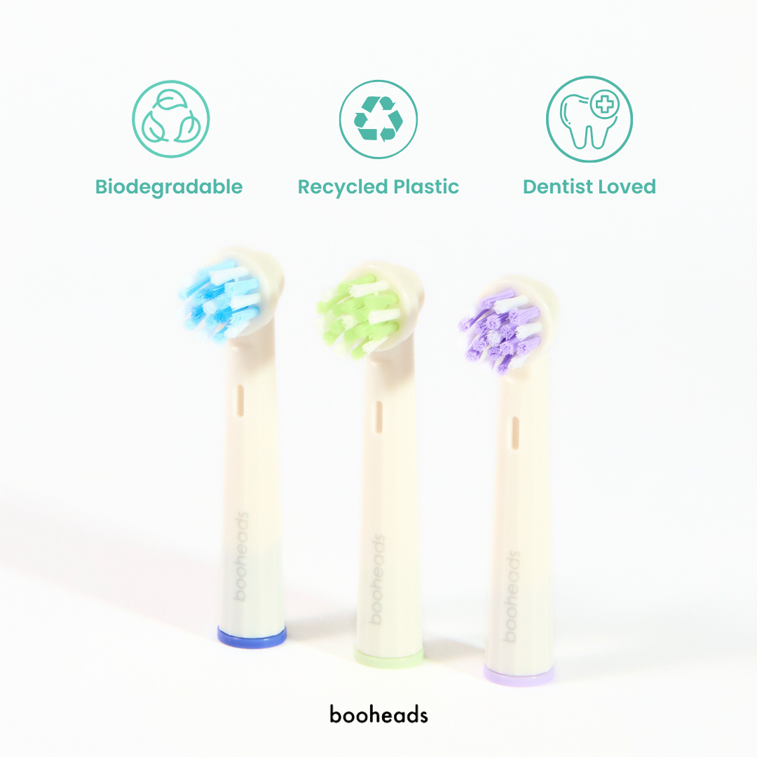 Oraboo - Biodegradable Electric Toothbrush Heads Compatible with OralB* booheads ScentiMelti Wax Melts