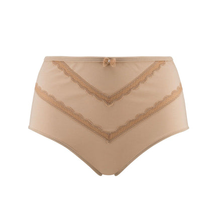 Vanessa- Silk & Organic Cotton Full Brief in Skin Tone Colours