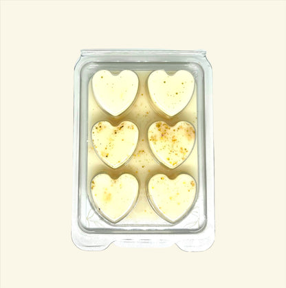 White Jasmine & Mint JM Inspired Heart Clamshell Wax Melts - ScentiMelti  White Jasmine & Mint JM Inspired Heart Clamshell Wax Melts