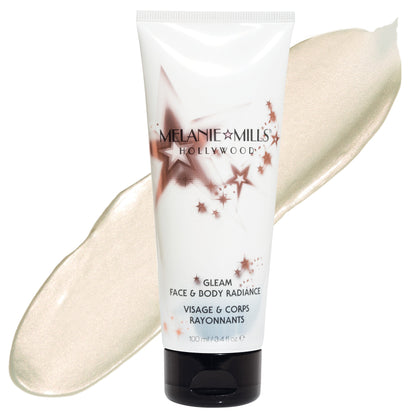 Melanie Mills Hollywood Gleam Body Radiance All In One Makeup, Moisturiser & Glow For Face & Body Opalescence - ScentiMelti Home Fragrance, Beauty & Gifts UK