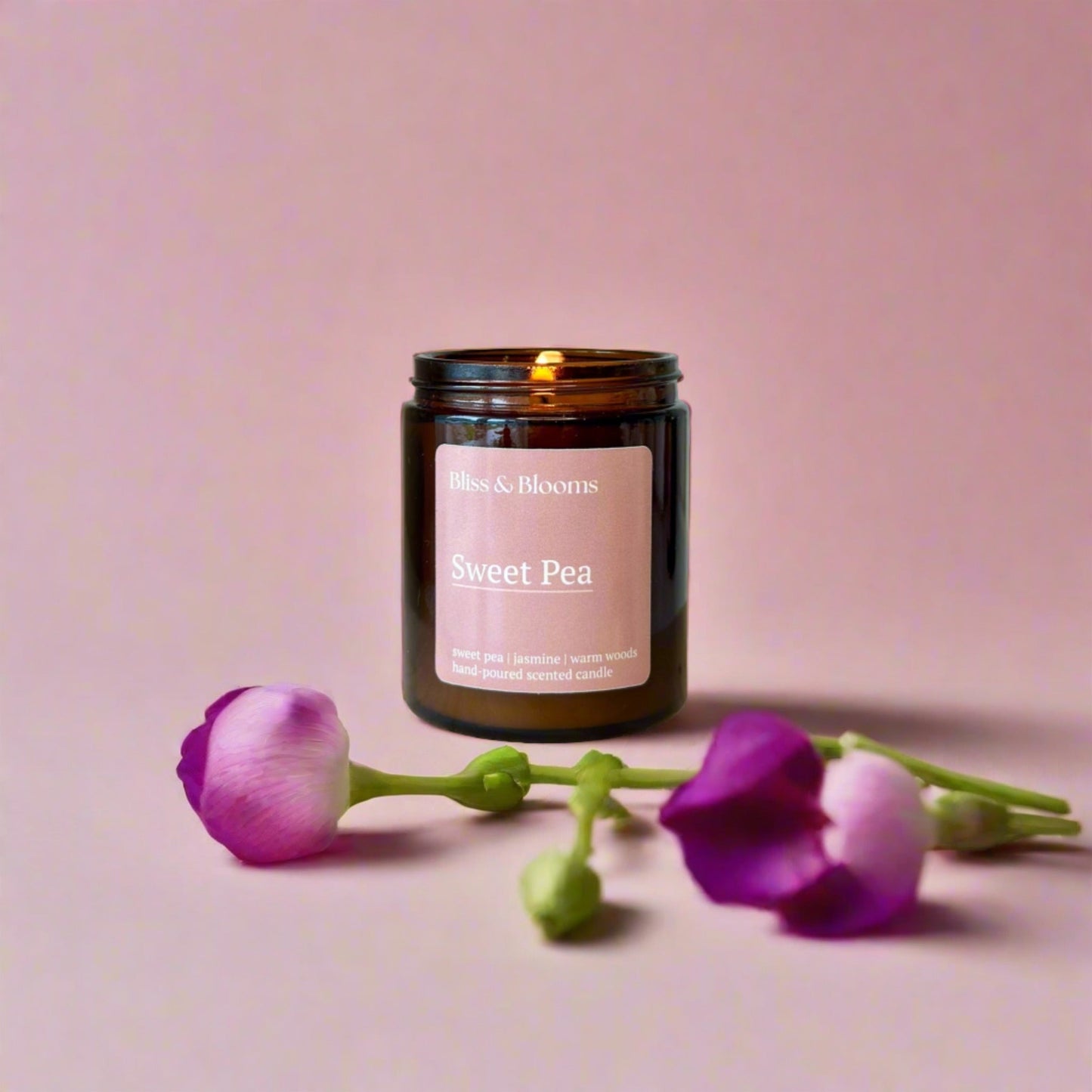 Sweet Pea Scented Candle - ScentiMelti Home Fragrance, Beauty & Gifts UK