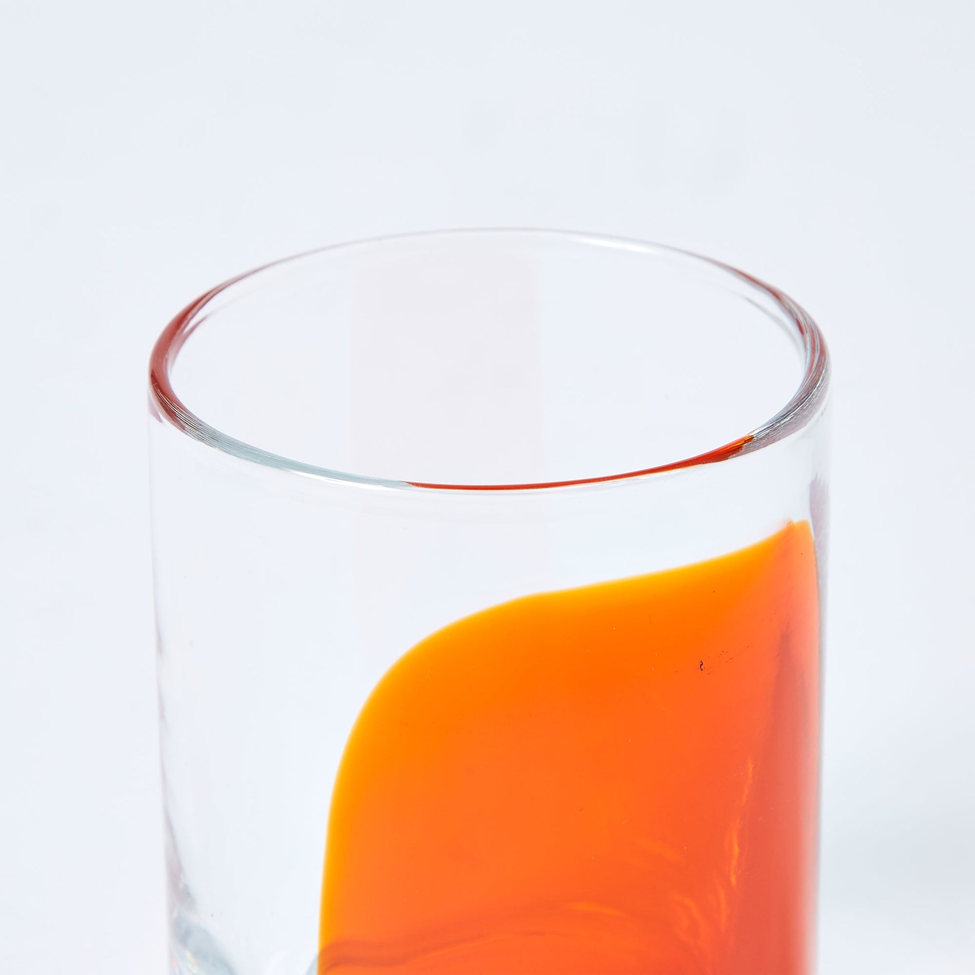 Wide Stripe Tumbler Orange - ScentiMelti Home Fragrance, Beauty & Gifts UK