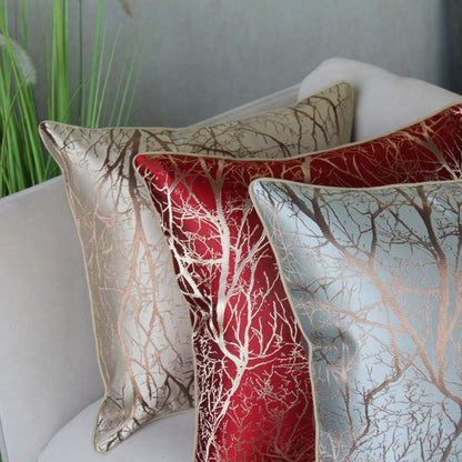 Branch  Pattern Jacquard Silk Soft Cushion Cover for Home Hotel RKAAS HOME ScentiMelti Wax Melts