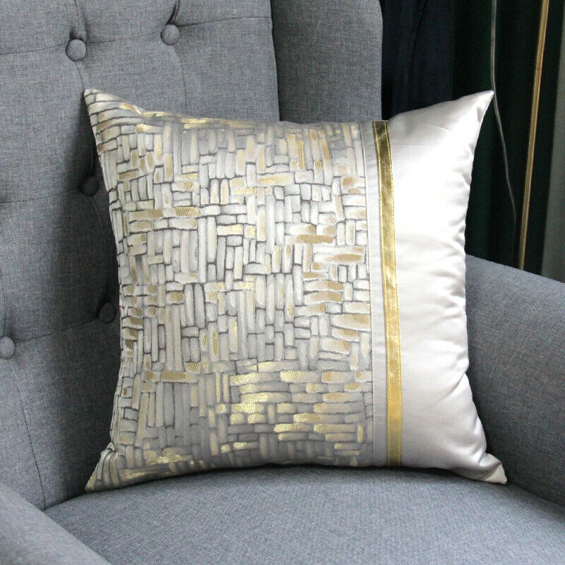 Modern Style Jacquard Silk Soft Cushion Cover Home Hotel 43x43 Cm - ScentiMelti Home Fragrance, Beauty & Gifts UK