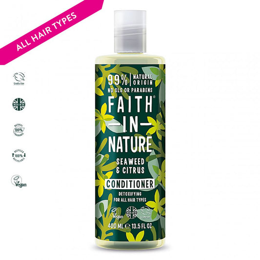 Faith in Nature Seaweed & Citrus Conditioner, 400ml - ScentiMelti Home Fragrance, Beauty & Gifts UK