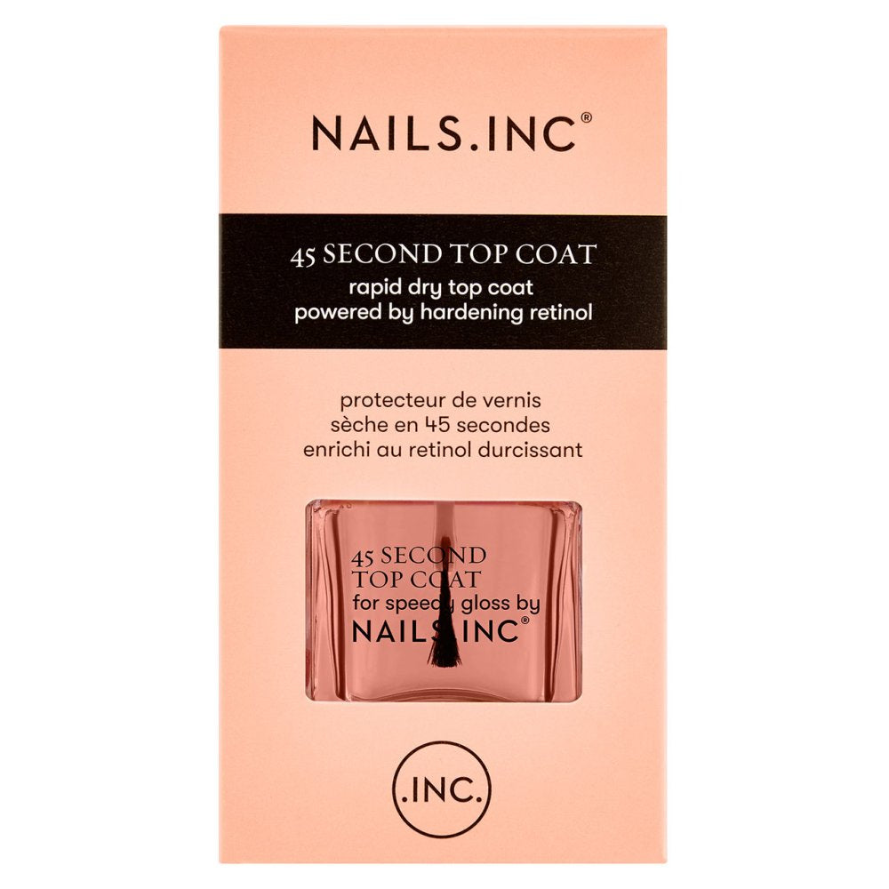 Nails Inc. Retinol 45 Second Quick Drying Top Coat 14ml - ScentiMelti Home Fragrance, Beauty & Gifts UK