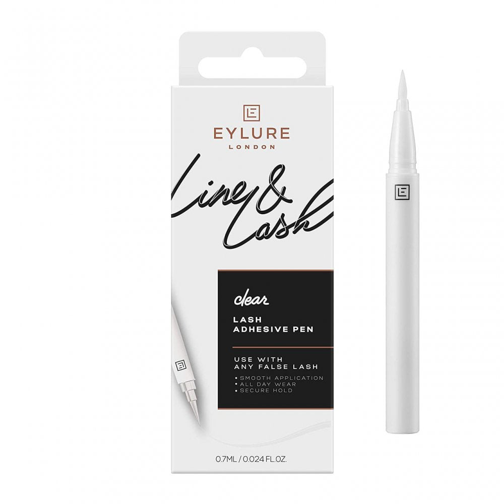 Eylure Line and Lash 2 in 1 Adhesive Eyeliner - Clear - Smudge Proof - 0.7ml - ScentiMelti Home Fragrance, Beauty & Gifts UK