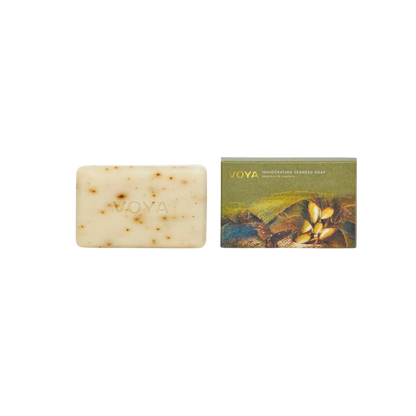 Voya Invigorating Seaweed Soap Bar | Spearmint & Rosemary - ScentiMelti Home Fragrance, Beauty & Gifts UK