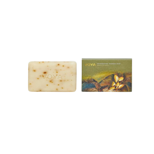 Voya Invigorating Seaweed Soap Bar | Spearmint & Rosemary - ScentiMelti Home Fragrance, Beauty & Gifts UK