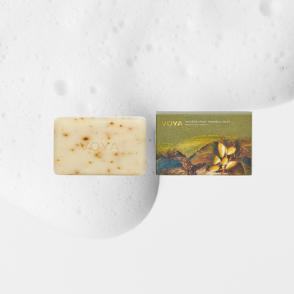 Voya Invigorating Seaweed Soap Bar | Spearmint & Rosemary - ScentiMelti Home Fragrance, Beauty & Gifts UK