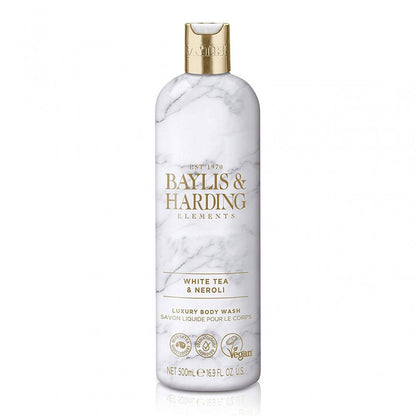 Baylis and Harding Elements White Tea and Neroli Shower Gel, 500ml - ScentiMelti Home Fragrance, Beauty & Gifts UK