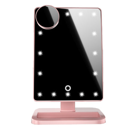 Touch Screen Makeup Mirror With 20 LED Light Bluetooth Music Speaker 10X Magnifying Mirrors Lights - ScentiMelti Home Fragrance, Beauty & Gifts UK