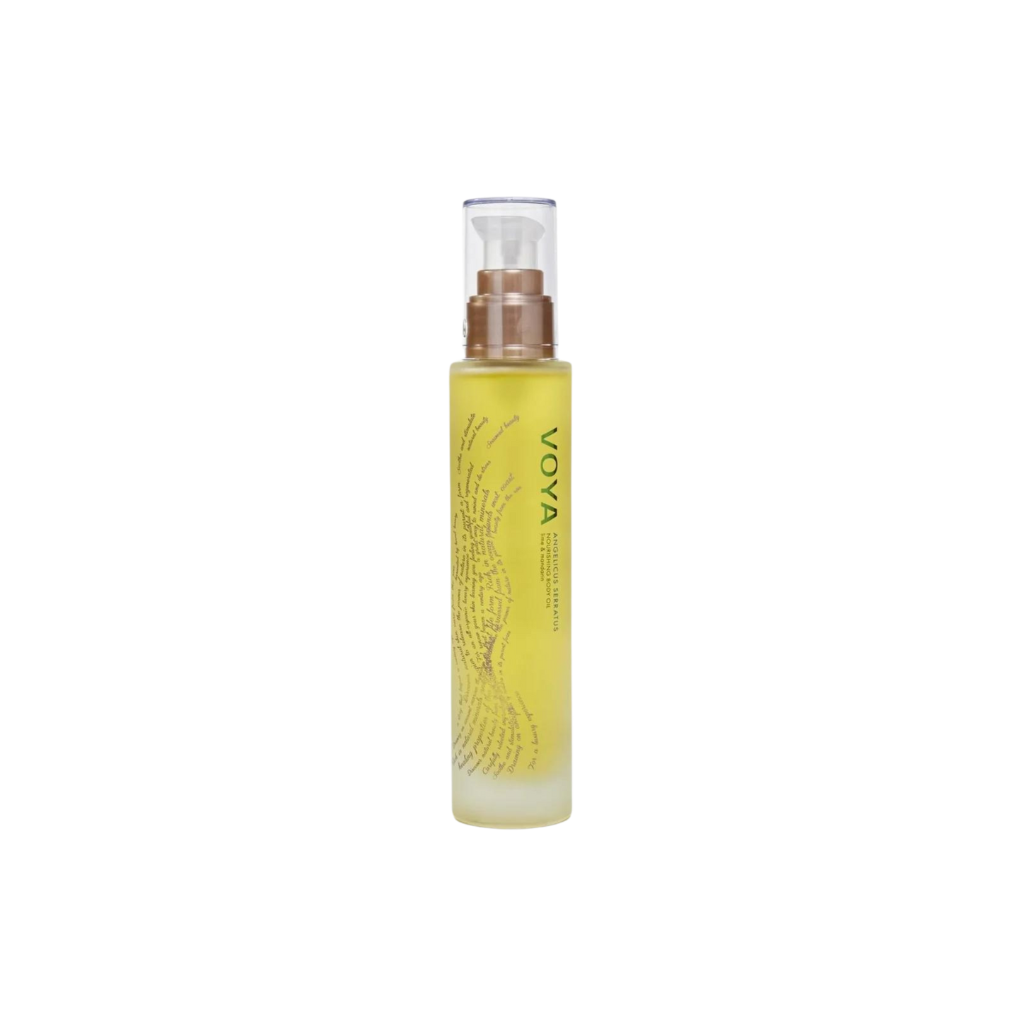 Voya Angelicus Serratus Body Oil Lime & Mandarin 100ml - ScentiMelti Home Fragrance, Beauty & Gifts UK