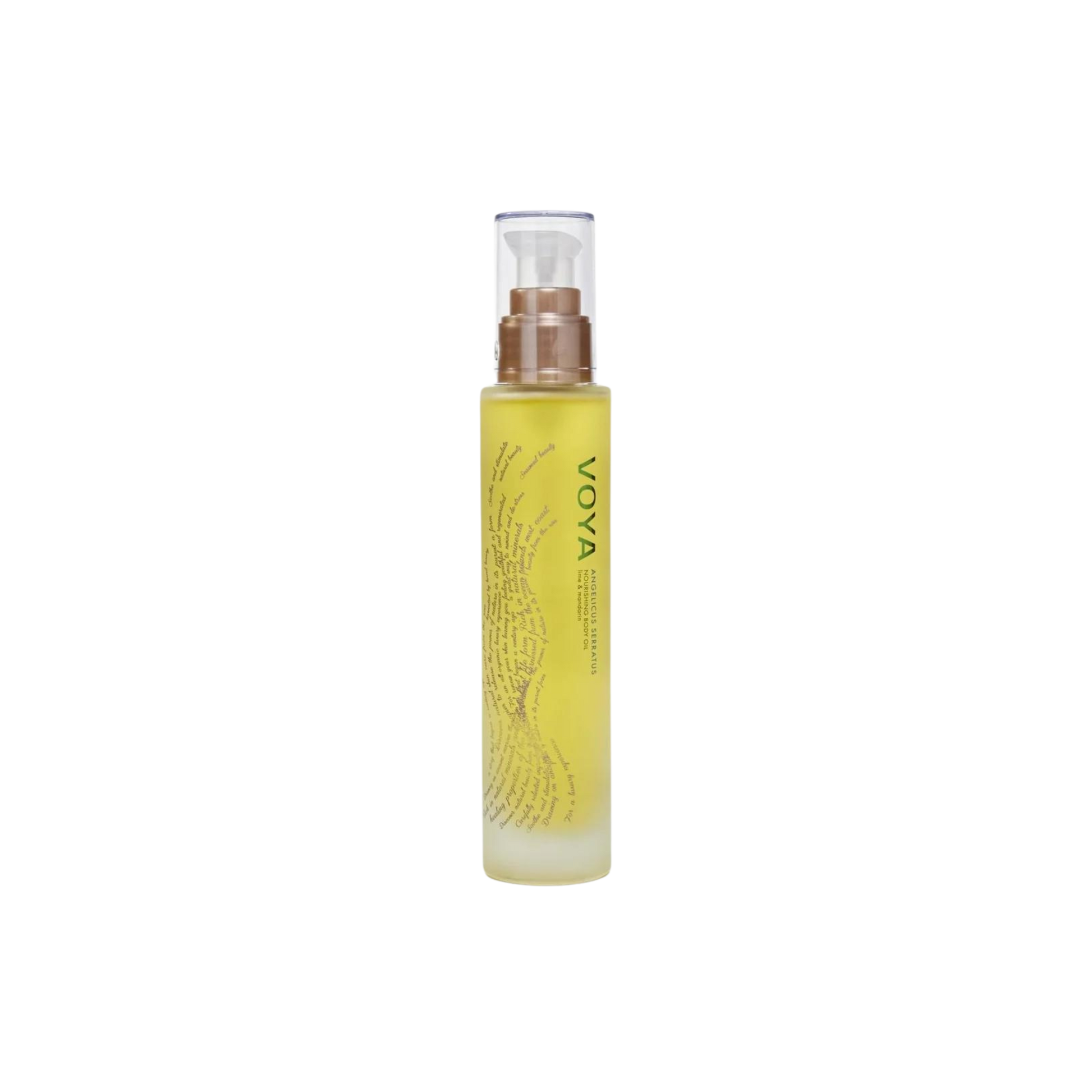 Voya Angelicus Serratus Body Oil Lime & Mandarin 100ml - ScentiMelti Home Fragrance, Beauty & Gifts UK