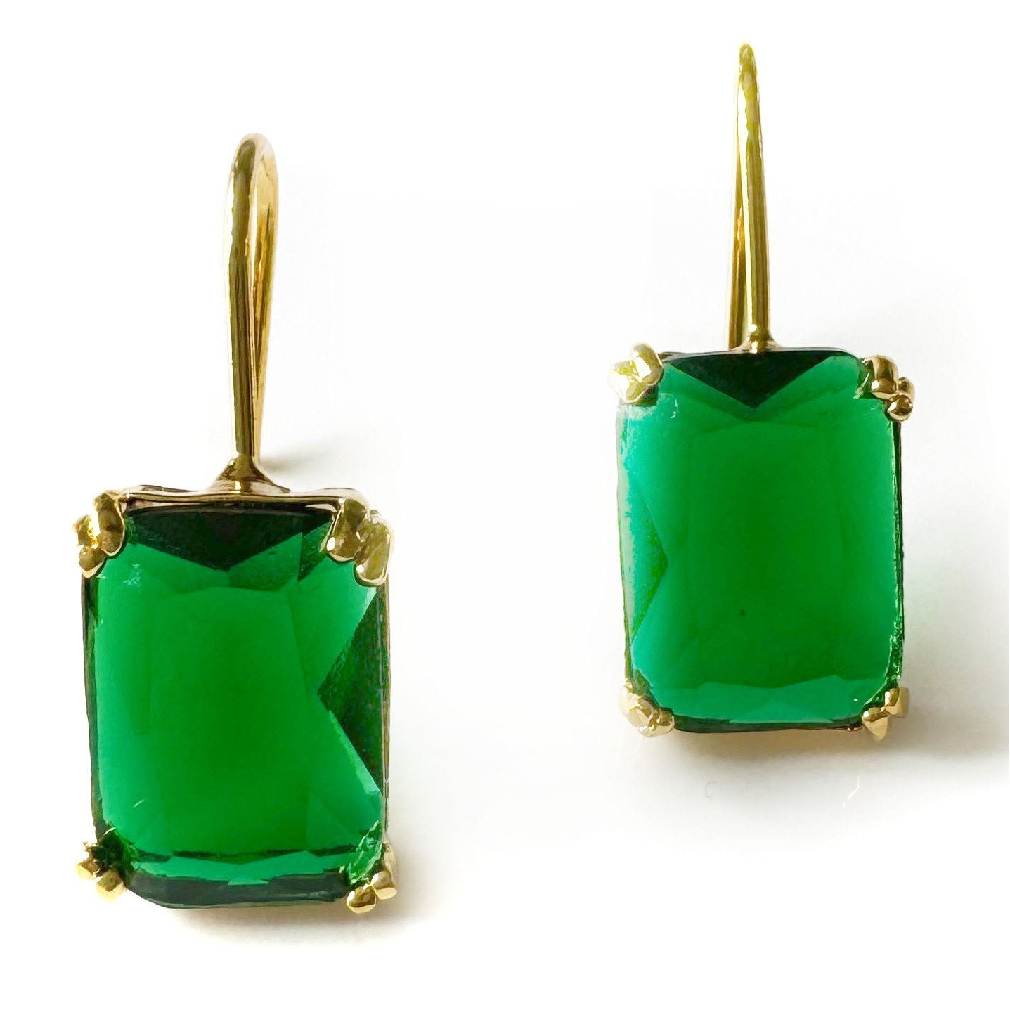 Addy Green Jewel Drop Earrings LUXE TONES ScentiMelti Wax Melts