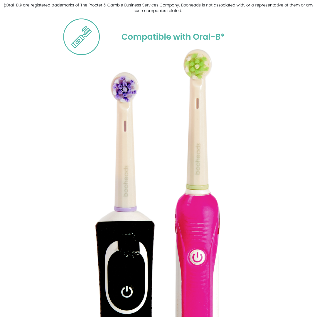 Oraboo - Biodegradable Electric Toothbrush Heads Compatible with OralB* booheads ScentiMelti Wax Melts