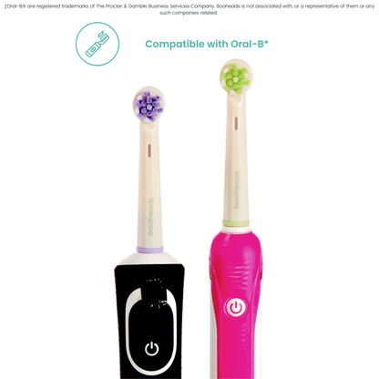 Oraboo - Biodegradable Electric Toothbrush Heads Compatible with OralB* booheads ScentiMelti Wax Melts