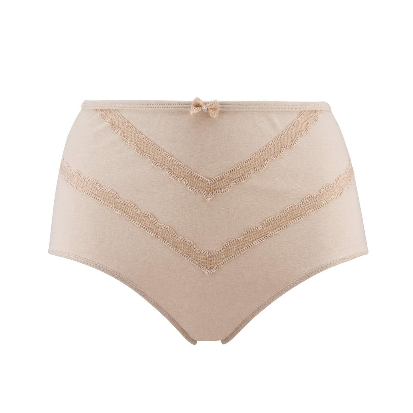 Vanessa- Silk & Organic Cotton Full Brief in Skin Tone Colours