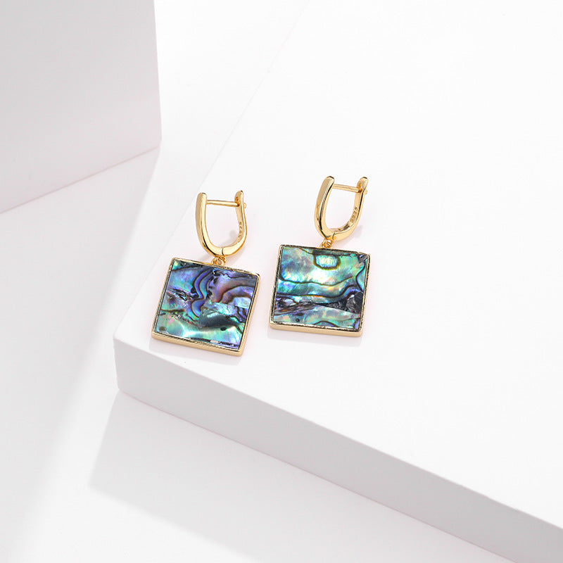 Alana Sterling Silver Abalone Shell Earrings