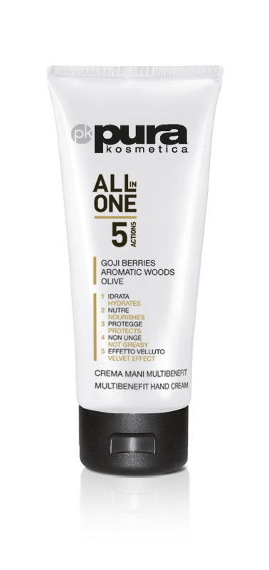 Pura Kosmetica All in One Multi Benefit Hand Cream, 100ml - ScentiMelti Home Fragrance, Beauty & Gifts UK