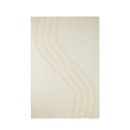 Wavy Lines Rug Neutral 200 x 300cm - ScentiMelti Home Fragrance, Beauty & Gifts UK