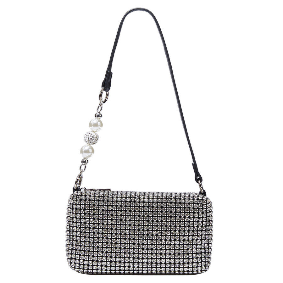 Connie Rhinestone Diamond Evening Going Out Handbag