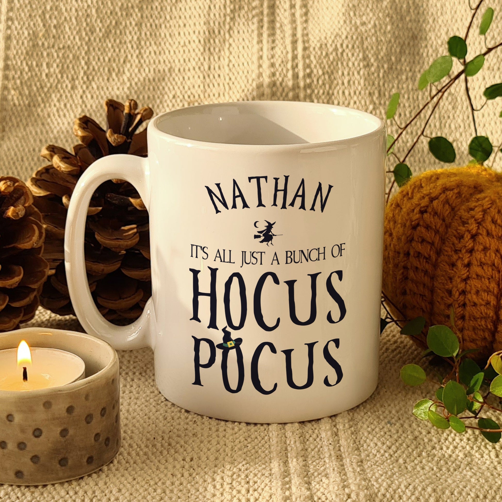 Personalised Halloween Hocus Pocus Mug Gifts Finder ScentiMelti Wax Melts