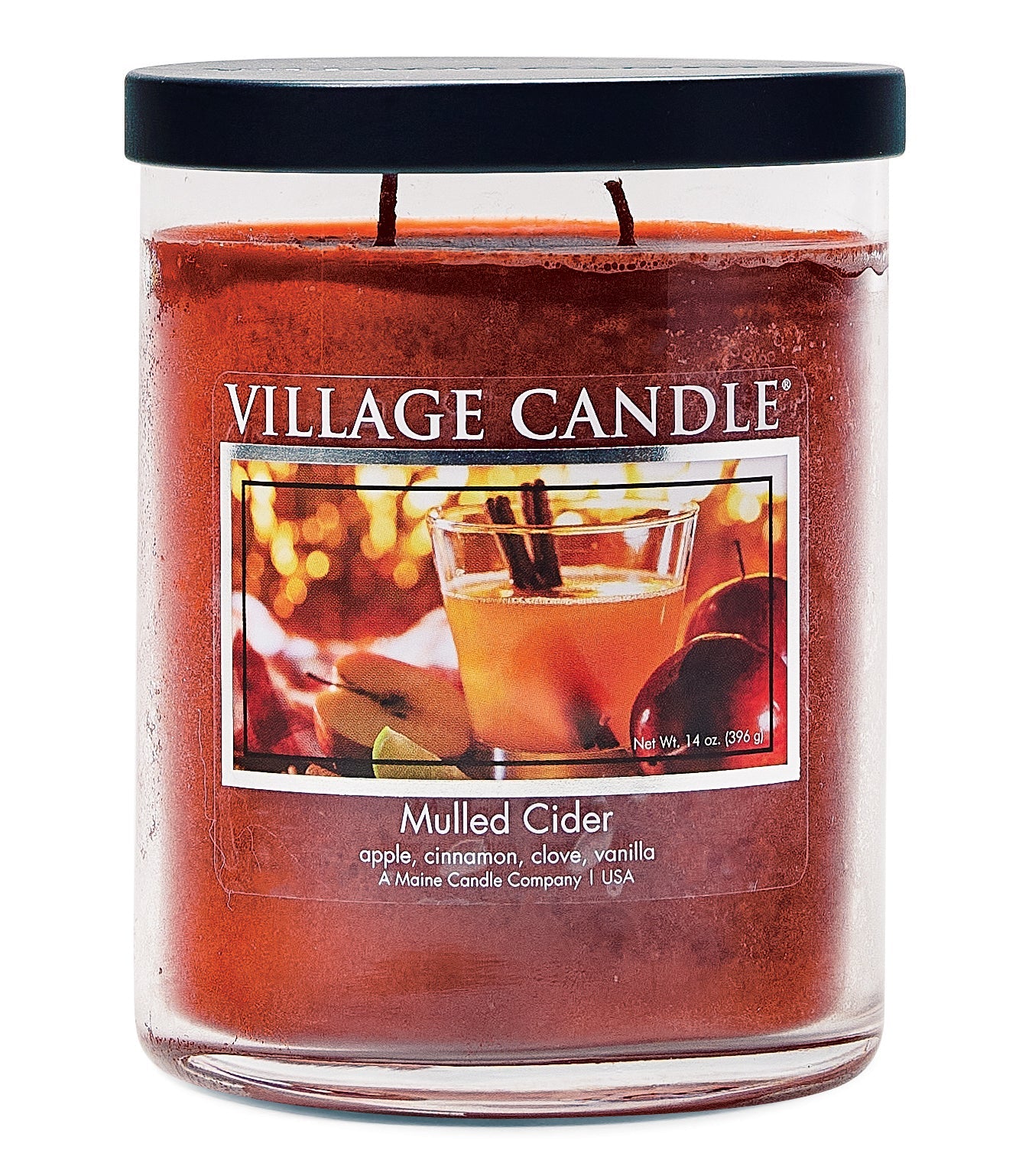 Village Candle - Mulled Cider - Medium Tumbler - ScentiMelti Home Fragrance, Beauty & Gifts UK