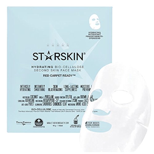 STARSKIN Red Carpet Ready - Hydrating Coconut Bio-Cellulose Second Skin Face Mask - ScentiMelti Home Fragrance, Beauty & Gifts UK