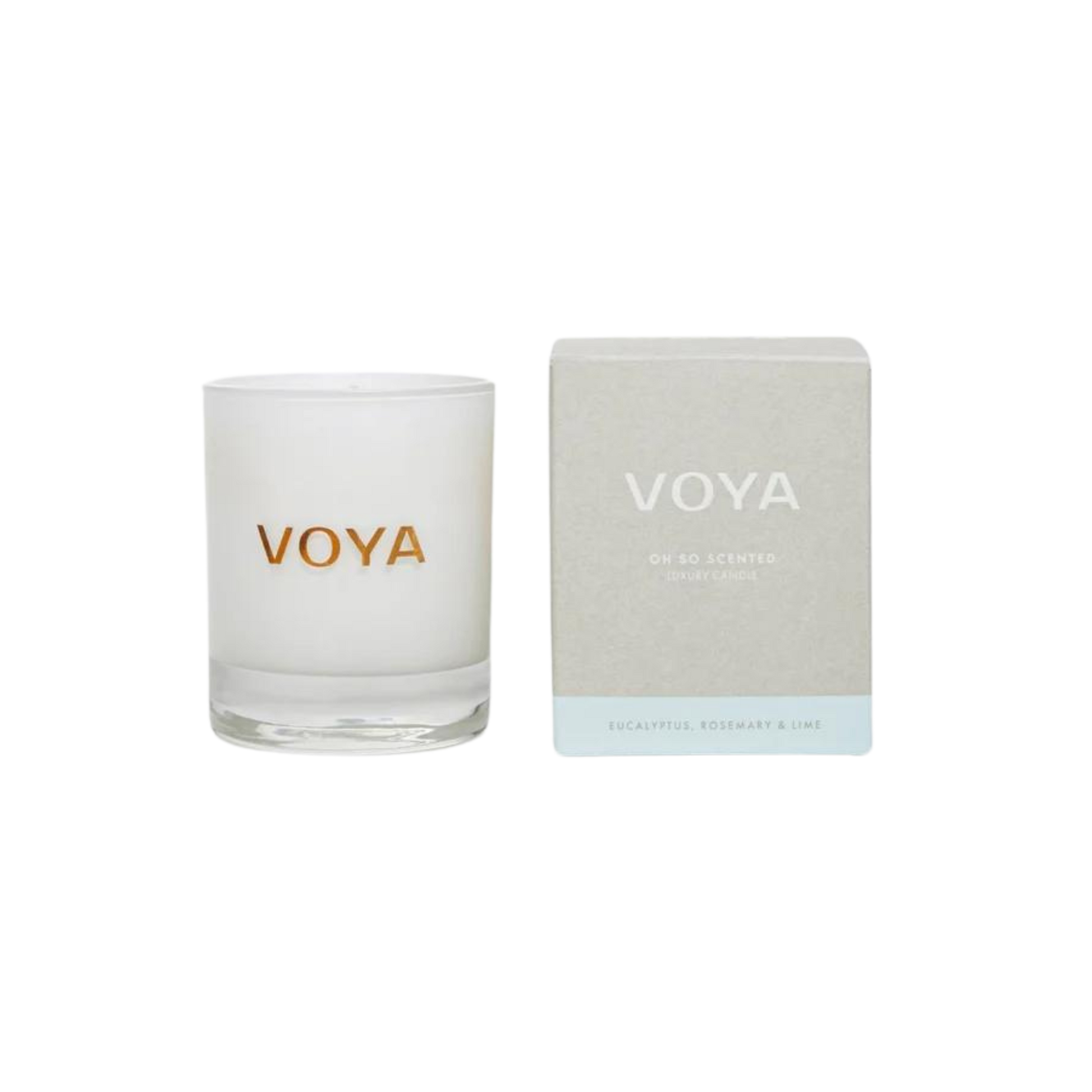 Voya -  Eucalyptus, Rosemary & Lime Scented Candle - ScentiMelti Home Fragrance, Beauty & Gifts UK