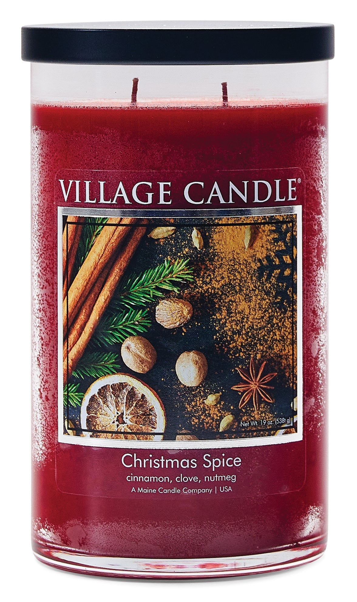 Village Candle - Christmas Spice - Large Tumbler - ScentiMelti Home Fragrance, Beauty & Gifts UK