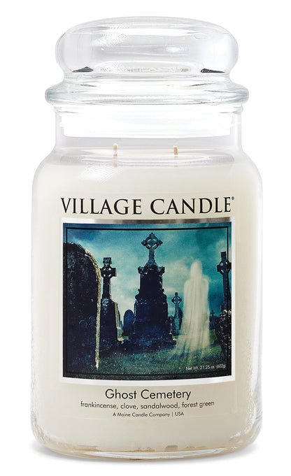 Village Candle Ghost Cemetery Candle Large Apothecary Beauty Goddess ScentiMelti Wax Melts